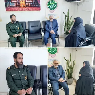 دیدار رئیس اداره فرهنگ و ارشاد اسلامی پیشوا با جانشین فرمانده سپاه