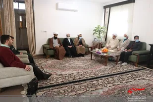 دیدار مسئول دفتر نمایندگی ولی فقیه در سپاه کربلا با خانواده شهید مدافع حرم&laquo; حاج رحیم کابلی&raquo;