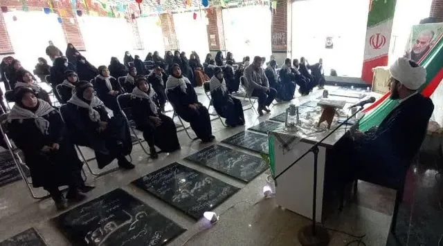 میثاق دختران سلیمانی با شهدا در روستای ولی آباد   قرچک