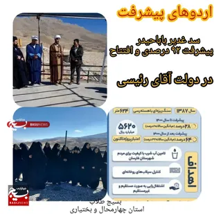 بازدید طلاب بسیجی از سد باباحیدر