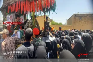 مراسم تشییع و تدفین پیکر مطهر شهید محمود دهقانی برگزار شد