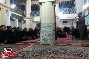 مراسم سوگواری اربعین حسینی در روستای بابانظر رزن
