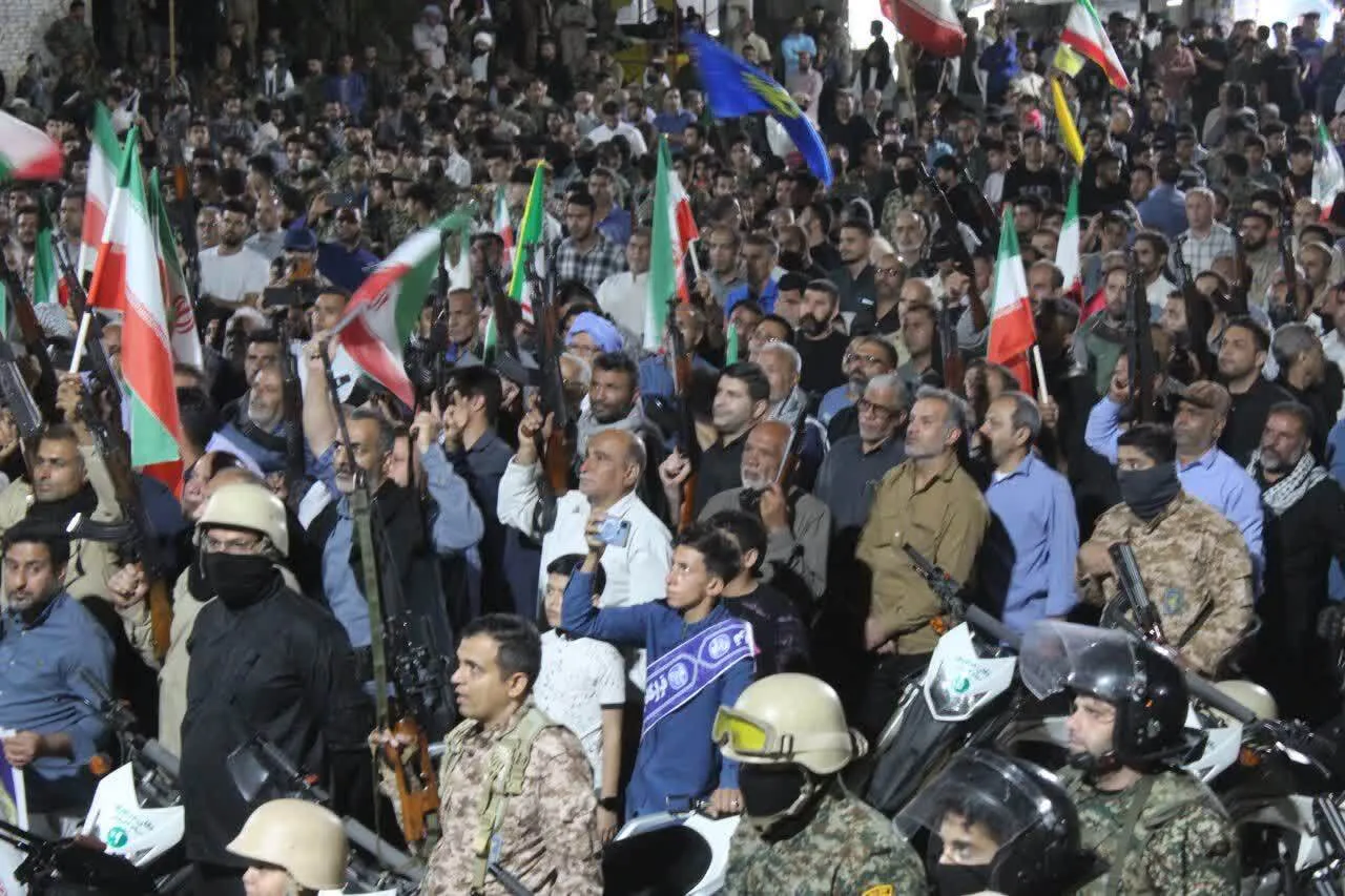 باحضوراقشار مختلف رزمایش بزرگ جان فدایان امام رضایی شهرستان کارون بزرگ شد