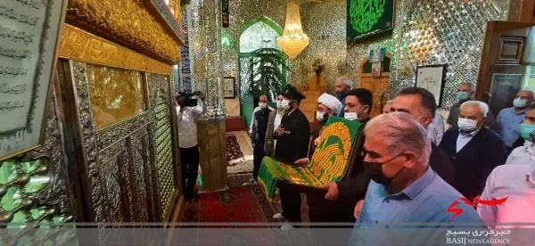 با خادمان‌ حریم امام رئوف در خوانسار