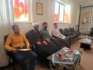 بازدید مسئول نمایندگی ولی فقیه در ناحیه سپاه بیرجند از حوزه حضرت زینب سلام الله علیها