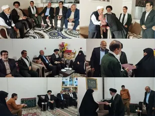 دیدار با  خانواده های شهدا بمناسبت هفته بسیج در دهلران