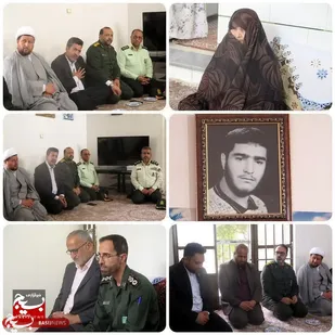 دیدار فرمانده سپاه و مسئولین شهرستان میامی با خانواده شهدا+ تصاویر