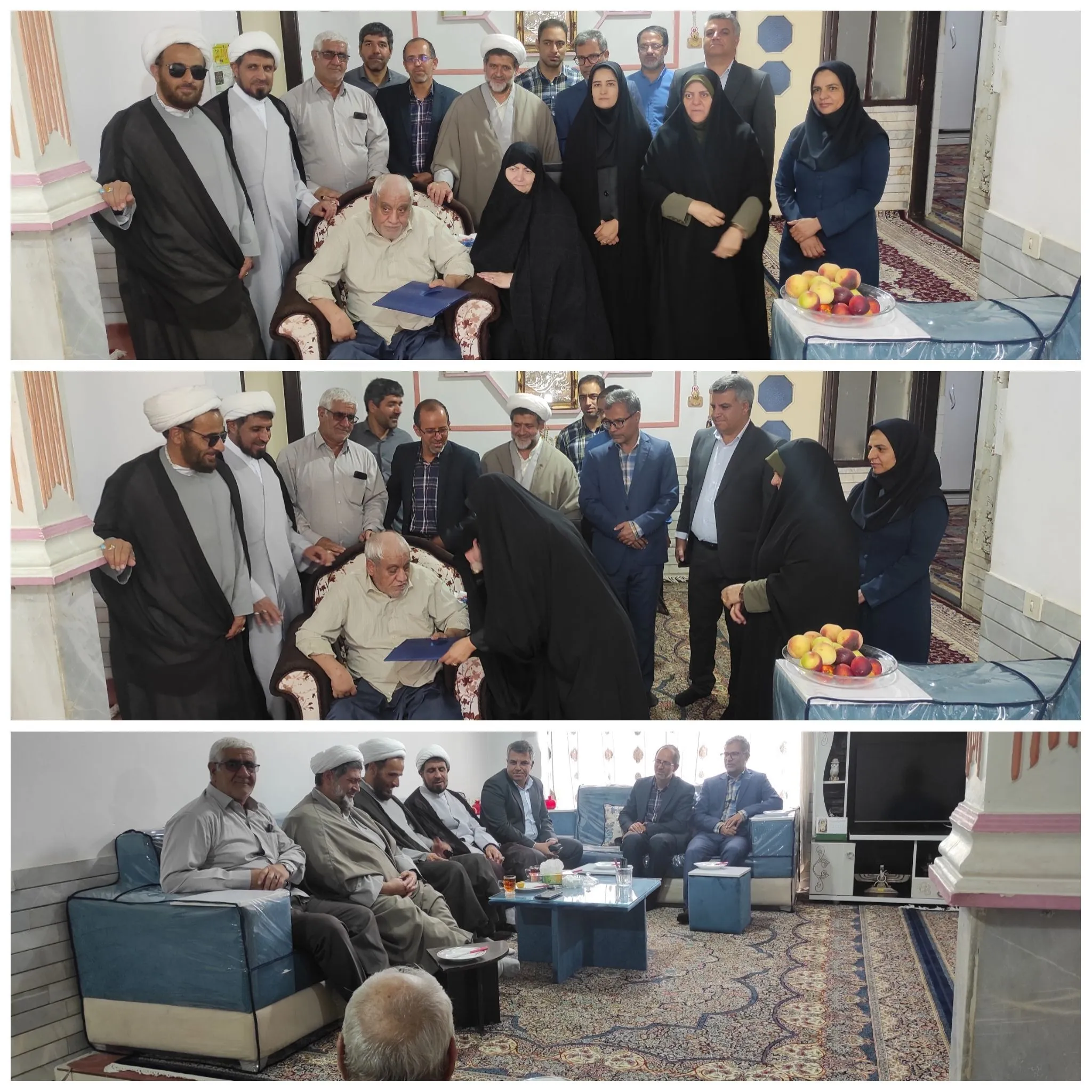 دیدار با جانباز ۸ سال دفاع مقدس در شهربابک