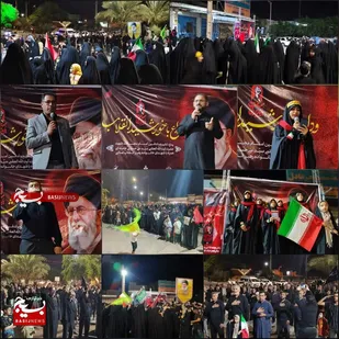 فریاد &laquo;هیهات منا الذله&raquo; و تشییع نمادین رهبر شهید امت ویژه جاماندگان