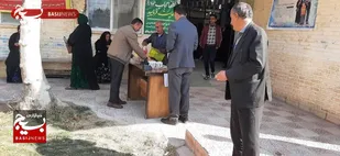 برپایی ایستگاه صلواتی در درمانگاه صادقیه لردگان