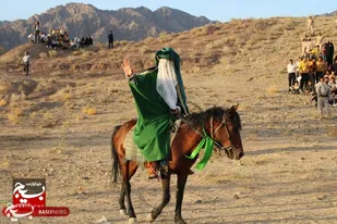 واقعه تاریخی غدیر با حضور ۴ هزار خلیل آبادی باز سازی شد + عکس