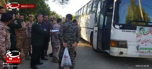 اردوی راهیان نور یک روزه سربازان در یادمان شلمچه