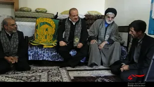 حضور خدام رضوی در منزل پاکبان پاک دست همدانی