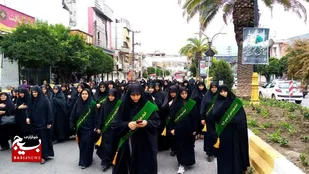 دسته روی روز شهادت حضرت رضا (ع) در چالوس + تصاویر