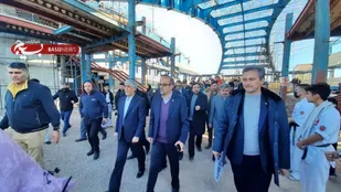 بازدید وزیر ورزش و جوانان از پروژه استادیوم3000 نفری ابهر
