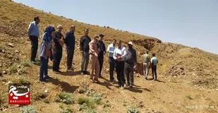 بازدید از معدن باریت واران توسط سازمان بسیج مهندسین صنعت و معدن استان قم