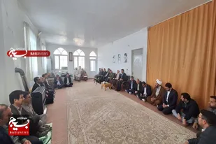 دیدار نوروزی جمعی از مسئولین کبودراهنگ با امام جمعه این شهرستان +تصاویر