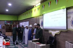 مراسم گرامیداشت هفته عقیدتی و سیاسی در ناحیه مقاومت بسیج نظرآباد برگزار شد+تصاویر