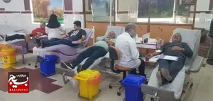۶۰۰۰۰ سی سی خون به نیابت از شهدای حماسه ۶ بهمن آمل به بیماران اهدا شد