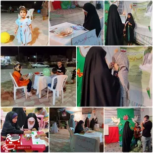 برپایی غرفه حس خوب با موضوع حجاب در میناب