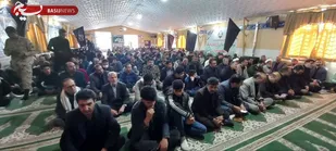 مراسم سوگواری شهید جمهور و همراهان در خدابنده برگزار شد