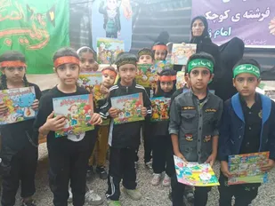 برپایی موکب فرهنگی کتابخانه عمومی شاهرود در مسیر پیاده&zwnj;روی اربعین
