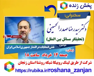 بررسی نقش انتخابات در اقتدار جمهوری اسلامی ایران در زنجان