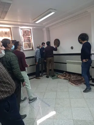 برگزاری مسابقات دارت بسیج در اداره آبفای شاهرود+ تصاویر