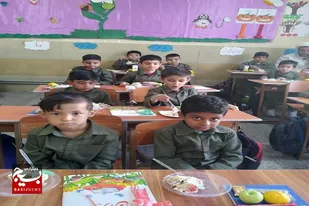 جشن قرآنی کلاس اولی ها در مدرسه پسرانه سرخه برگزار شد