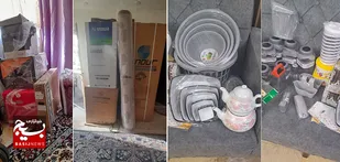 اهدای چهار سری جهیزیه به نو عروسان در روستای زرین&zwnj;دشت