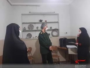 بازدید فرمانده سپاه همدان از کارگاه میناکاری قرارگاه شهید &laquo;هاشمی&raquo;