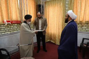 مسوول دفتر نمایندگی ولی فقیه در ناحیه بسیج دانشجویی استان قم معارفه شد