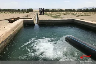 ١۵٠ هکتار از اراضی میرجاوه به سیستم نوین آبیاری مجهز شد