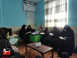 برگزاری پویش قرآنی ختم سوره مبارکه فتح در حوزه حضرت آسیه(س) میرجاوه