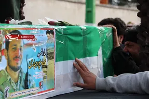 مراسم تشییع پیکرشهید سجاد پور جباری