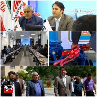 آیین بهره برداری پروژه خط انتقال آب از رودخانه مارون به نیروگاه سیکل ترکیبی بهبهان