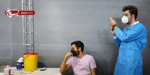 مشارکت جوانان فعال استان اصفهان در جبهه مقابله با کرونا در گلستان شهدا اصفهان