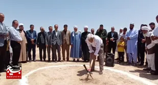 کلنگ زنی ساخت هنرستان و افتتاح سومین نماز&zwnj;خانه در شهرستان خواف