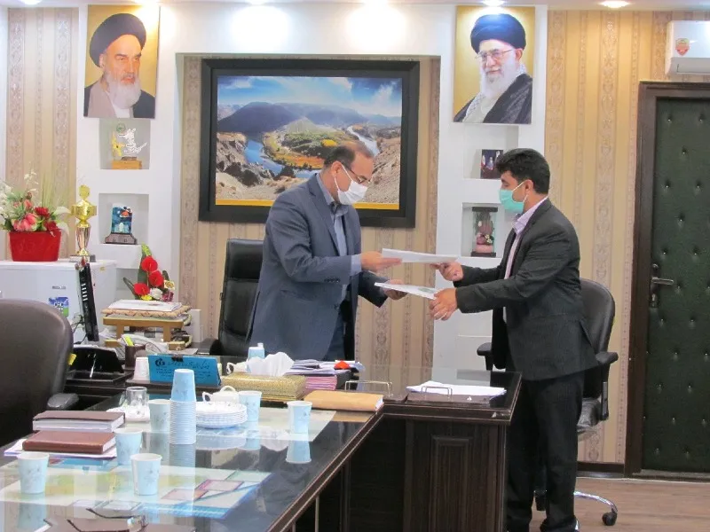 امضای تفاهم نامه همکاری دوجانبه بین بسیج سازندگی و منابع طبیعی