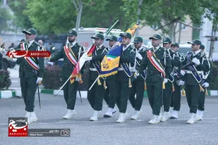 صبحگاه مشترک نیروهای مسلح استان اردبیل بمناسبت سوم خرداد ماه