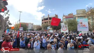 فریاد مردم قم برسر آشوب&zwnj;گران و تروریست&zwnj;ها