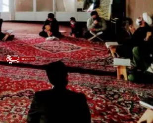برپایی حلقه صالحین در سالروز شهادت امام حسن عسکری(ع) در پایگاه کربلا