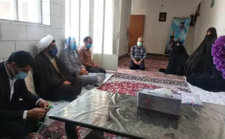 دیدار با خانواده سردار شهید سید ضیاءالدین نقنه ای