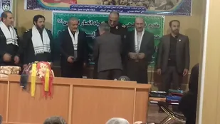 همایش تجلیل از بسیجیان نمونه اصناف همدان+تصاویر