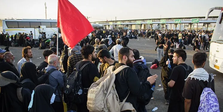 تردد ۴۸ درصدی زوار از مرز مهران