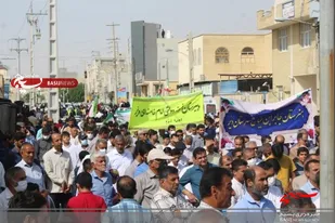 سیل خروشان دیری ها در یوم الله ۱۳ آبان