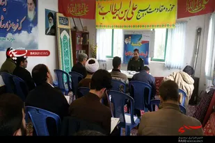 جلسه ابلاغ برنامه پایگاه&zwnj;های حوزه حضرت علی ابن ابيطالب(ع)ملایر