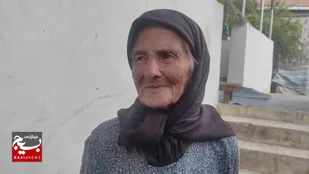 تنها مادر شهید روستای لاکوژده،در ماه شهادت فرزندش به او پیوست