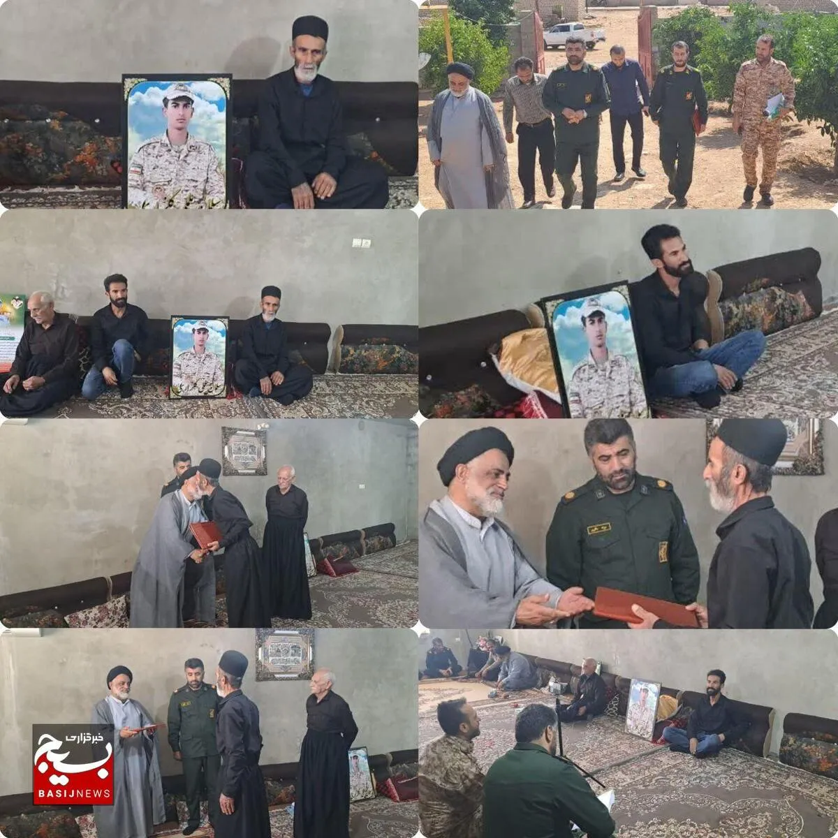 سرکشی از خانواده سرباز شهید سلمان ململی گلزاری از شهدای حملات رژیم جنایتکار اسرائیل