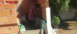 مدرسه ای که با دستان جهادگران مرمت می شود